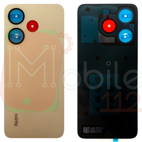 Задня кришка Xiaomi Redmi 13 (золотиста оригінал Китай без скла камери)