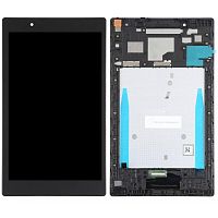 Дисплей Lenovo Tab 4 TB-8504 з тачскріном (чорний в кадрі зелений конектор)