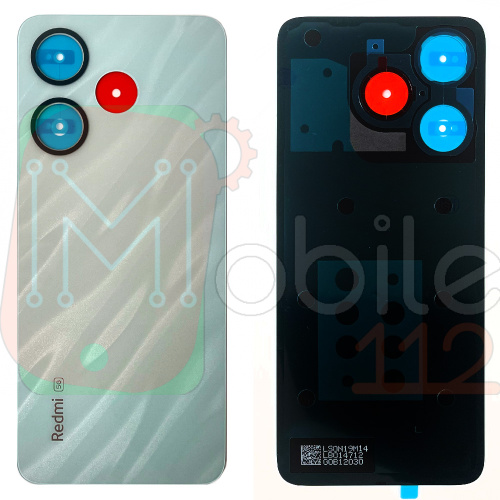 Задня кришка Xiaomi Redmi 13 (блакитна оригінал Китай без скла камери)