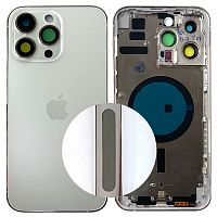 Корпус Apple iPhone 14 Pro Max (сріблястий оригінал Китай US без SIM)