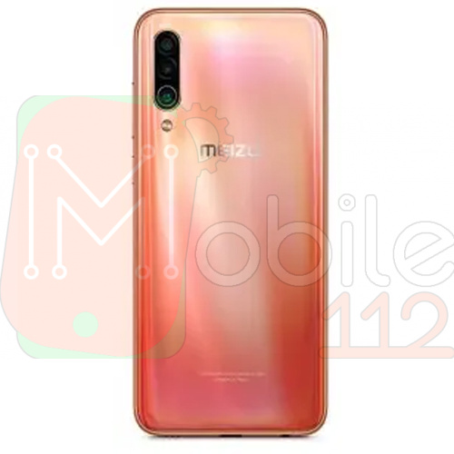 Задня кришка Meizu 16Xs (помаранчевий оригінал Китай зі склом камери)
