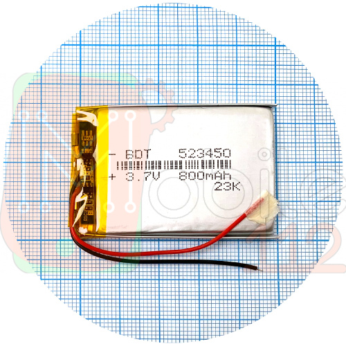 Акумулятор універсальний 523450 51 х 35 х 5 мм 800 mAh 3.7V