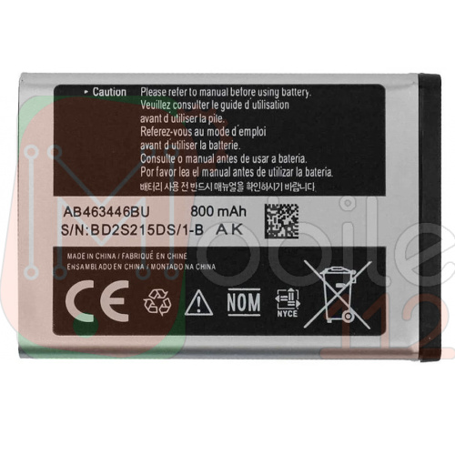 Акумулятор Samsung AB463446BU оріг B110 B130 B220 B300 B320 B520 C120 C130 C140 C160 C240 C250 C260 C270 C300 C3010 800 mAh