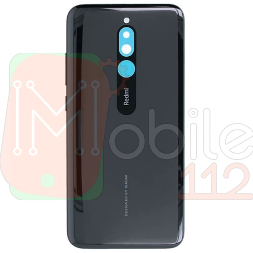 Задня кришка Xiaomi Redmi 8 M1908C3IG (чорна зі склом камери)