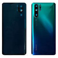 Задня кришка Huawei P30 Pro VOG-L29 (синьо-зелена оригінал Китай зі склом камери)