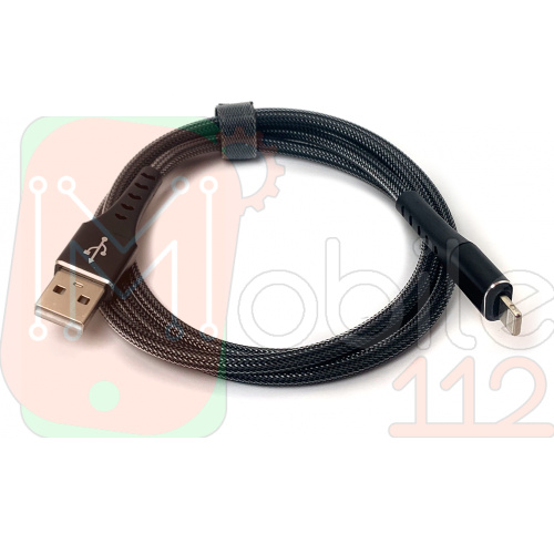 Кабель зарядки USB - Lightning нейлонове обплетення Premium 2A 1м
