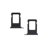 Тримач SIM карти Apple iPhone 14 Pro, 14 Pro Max (чорний на 2 SIM)