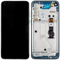 Дисплей Motorola Moto G8 Power XT2041-1-3 з тачскріном (оригінал Китай із синьою рамкою)