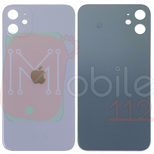 Задня кришка Apple iPhone 11 (фіолетова оригінал Китай з великим отвором)