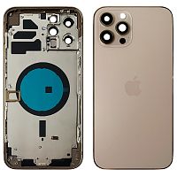 Корпус Apple iPhone 12 Pro Max (золотистий оригінал Китай EU)