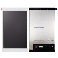 Дисплей Lenovo Tab 4 TB-8504 з тачскріном (білий із зеленим конекотором)