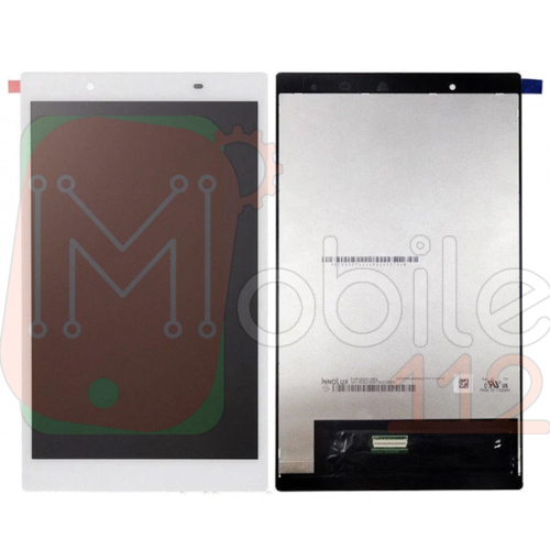 Дисплей Lenovo Tab 4 TB-8504 з тачскріном (білий із зеленим конекотором)