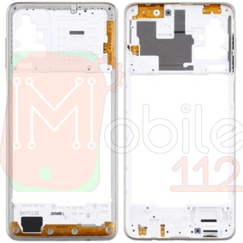 Рамка корпусу Samsung Galaxy M51 M515 (срібляста)