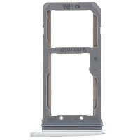 Тримач Sim картки Samsung Galaxy S7 G930F (білий 2 SIM (1 SIM + Micro SD))