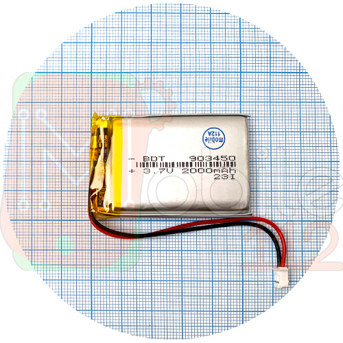 Акумулятор універсальний 903450 51 х 34 х 8 мм 2000 mAh 3.7V
