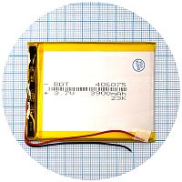 Акумулятор універсальний 406075 73 х 60 х 3 мм 3900 mAh 3.7V