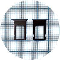Тримач SIM карти Apple iPhone 8 (сірий на 1 SIM)