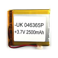 Акумулятор універсальний 046365P 72 х 60 х 4 мм 2500 mAh 3.7 V