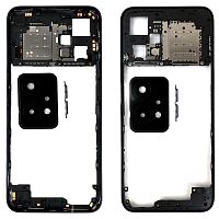 Рамка корпусу OnePlus Nord CE 2 Lite 5G (чорна зі склом камери)