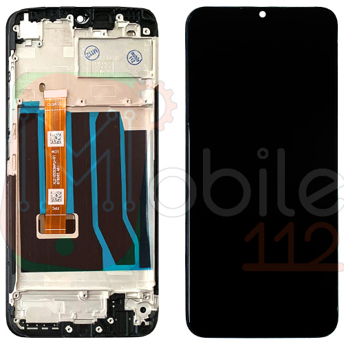 Дисплей Realme C21Y, Realme C25Y з тачскріном (з рамкою)