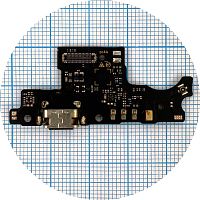 Шлейф ZTE Blade A71 з роз'ємом зарядки та мікрофоном - нижня плата (оригінал Китай)