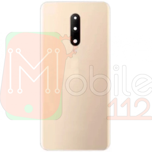 Задня кришка OnePlus 7 Pro (золотиста оригінал Китай зі склом камери)