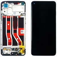 Дисплей Oppo A74 4G з тачскріном і рамкою (оригінал Китай)