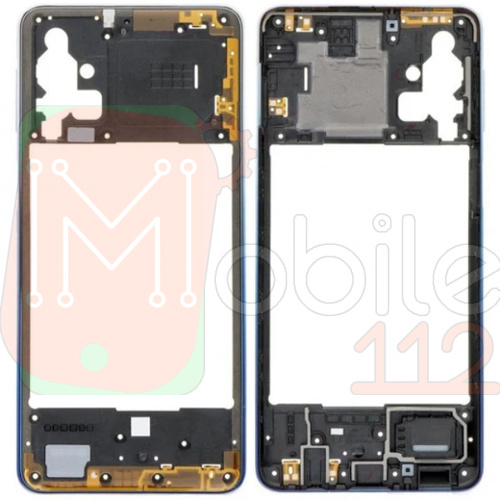 Рамка корпусу Samsung Galaxy M31s M317F  (синя)