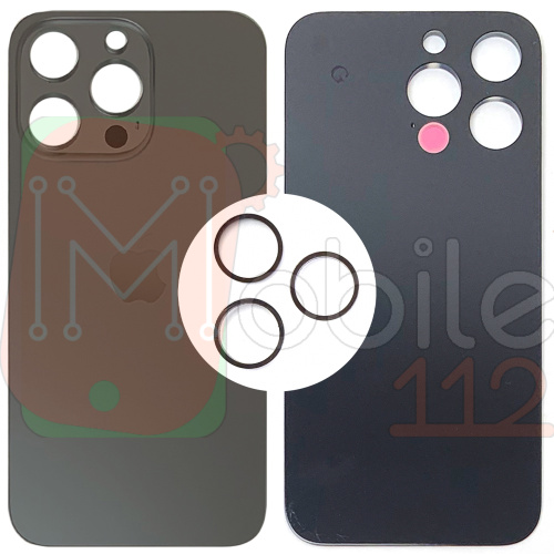 Задня кришка Apple iPhone 13 Pro (сіра оригінал Китай з кільцями)