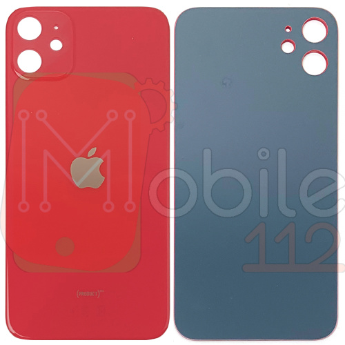 Задня кришка Apple iPhone 11 (червона AAA з великим отвором)