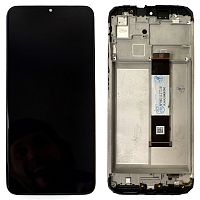 Дисплей Xiaomi Redmi 9T, Poco M3 з тачскріном (оригінал OEM з рамкою)