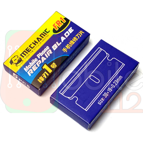 Леза металеві Mechanic FR1 - 5 шт, 38 х 19 мм
