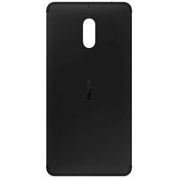 Задня кришка Nokia 6 (чорна оригінал Китай зі склом камери)