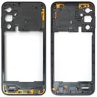 Рамка корпусу Samsung Galaxy A24 A245F (чорна)