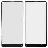 Скло дисплея Xiaomi Mi Mix 2S (чорне OCA Pro з плівкою)