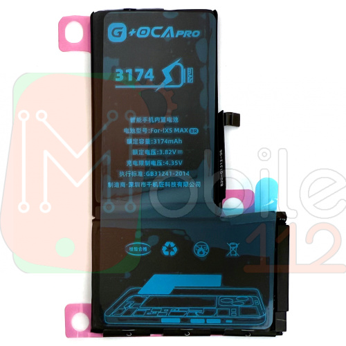 Акумулятор Apple iPhone XS Max (оригінал G+OCA Pro 3174 mAh)