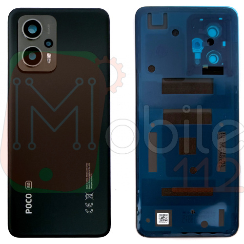 Задня кришка Xiaomi Poco X4 GT 22041216G (чорна Original New зі склом камери)