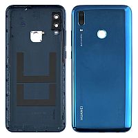 Задня кришка Huawei P Smart 2019 POT-LX1 (синій оригінал Китай зі склом камери)