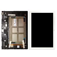 Дисплей Lenovo Tab 4 10" TB-X304L X304F з тачскріном (білий з рамкою)