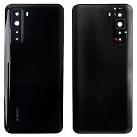 Задня кришка Huawei P40 lite 5G CDY-NX9A (чорна зі склом камери)
