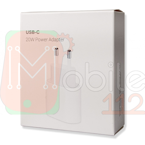 Мережевий адаптер Apple iPhone Power Adapter 20W Type-C MHJ83ZM/A фото 2