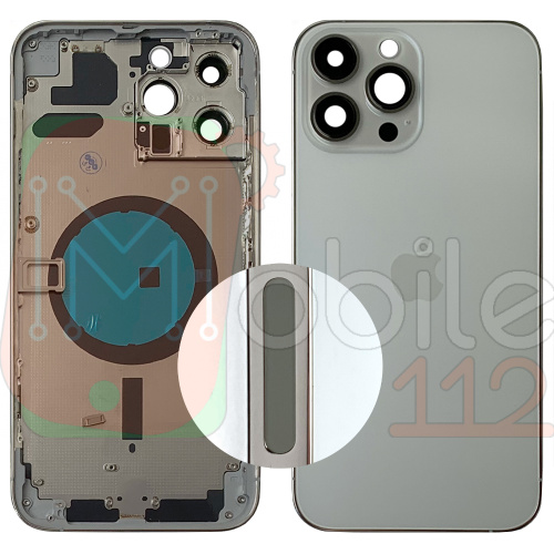 Корпус Apple iPhone 13 Pro Max (сріблястий оригінал Китай US)