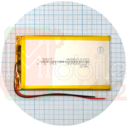 Аккумулятор универсальный 4060100 98 x 57 x 3.7 3700 mAh 3.7V