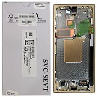 Дисплей Samsung Galaxy S24 Ultra S928 з тачскріном (оригінал 100% із жовтою рамкою)