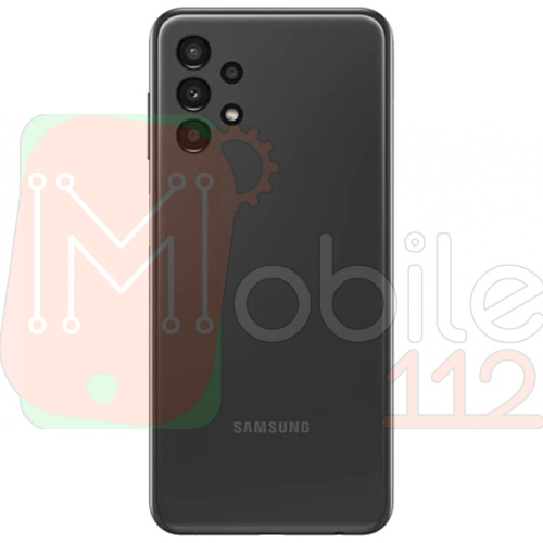 Задня кришка Samsung Galaxy A13 A135F (чорна оригінал Китай зі склом камери)