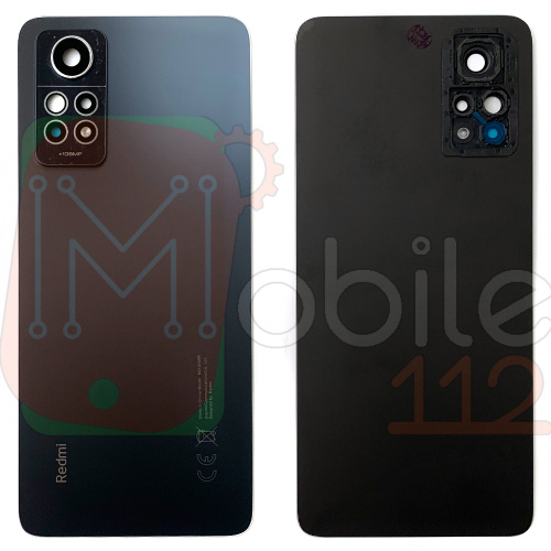 Задня кришка Xiaomi Redmi Note 12 Pro 4G (сіра оригінал Китай зі склом камери)