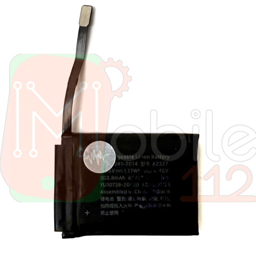 Акумулятор Apple Watch 6 44 мм A2327 303,8 mAh (оригінал Китай)