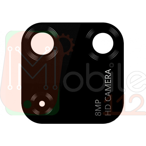 Скло камери Huawei Y5P 2020 (чорне)