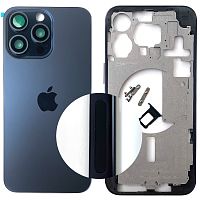 Корпус Apple iPhone 15 Pro Max у зборі (синій, Blue Titanium US без SIM)