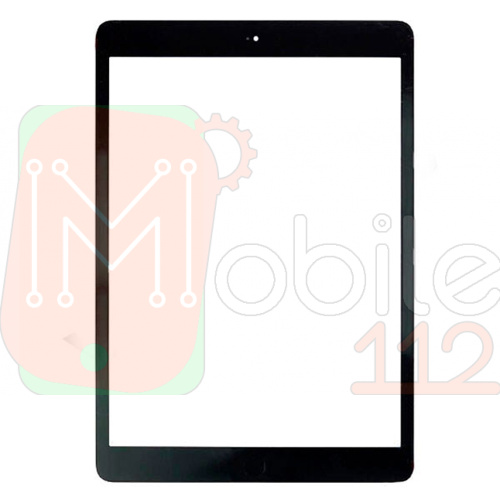 Скло дисплея Apple iPad Air 2 (чорне OCA Pro з плівкою)
